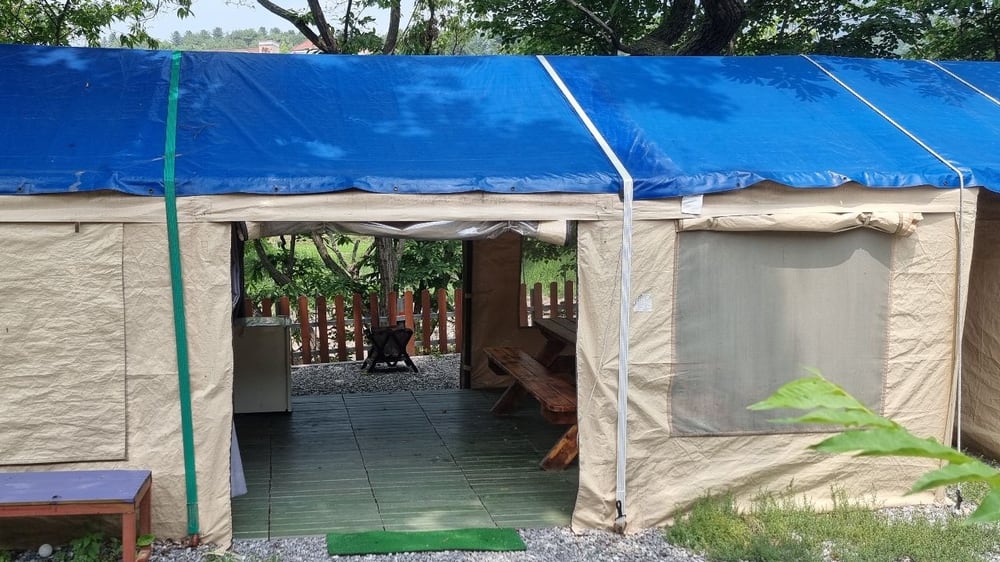 대여텐트 정면